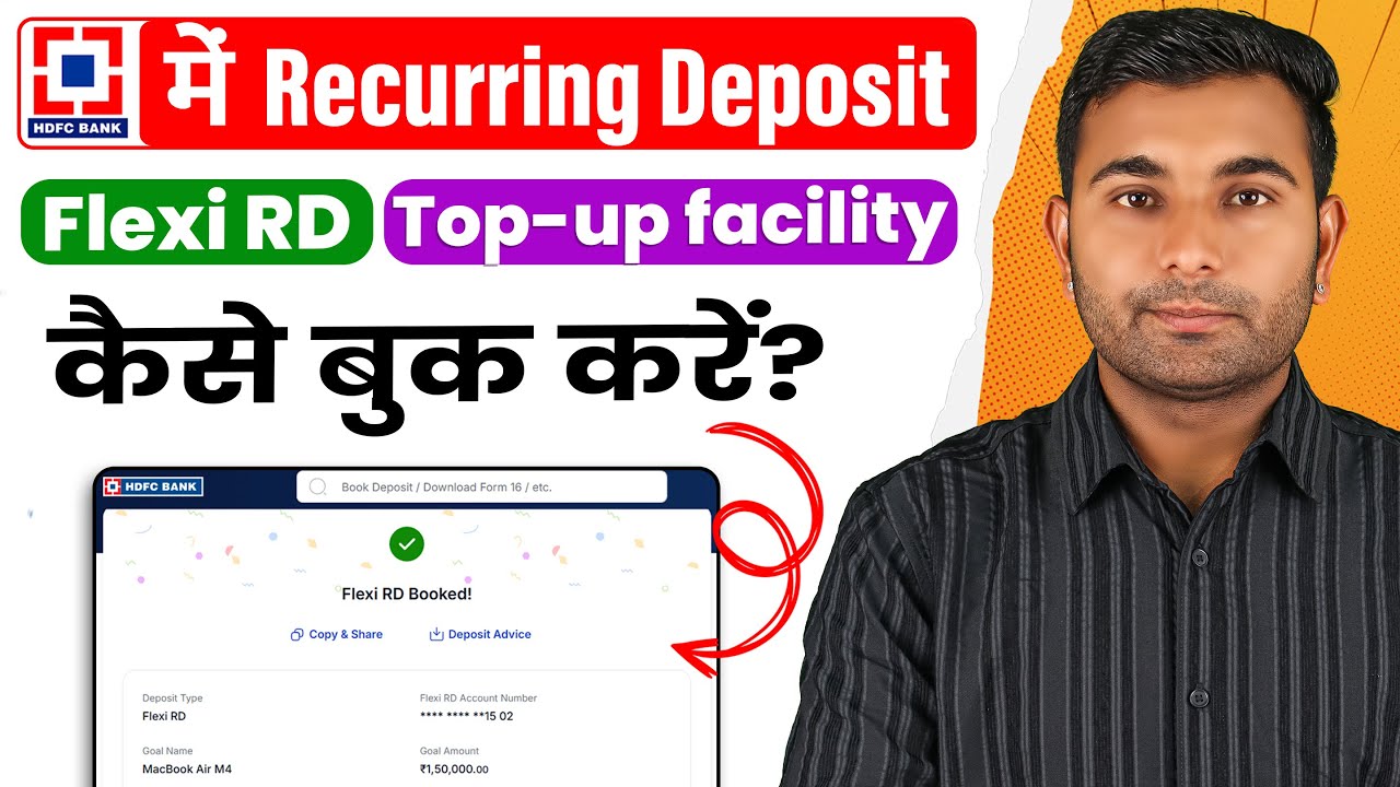 HDFC Flexi RD Account Online | How to Open Recurring Deposit Account in HDFC Bank?