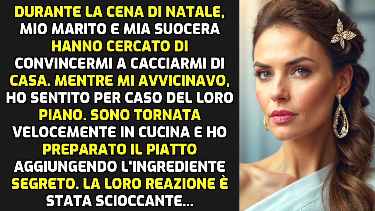 Durante La Cena Di Natale, Mio ​​marito Mi Ha Ingannato Facendomi Cacciare Di Casa... STORIE DI VITA