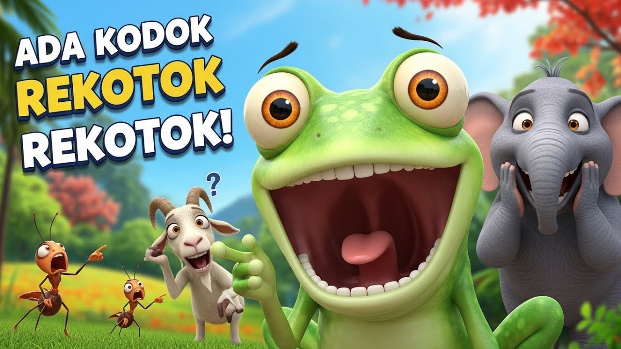 Ada Kodok Rekotok Rekotok 🐸 | Lagu Anak Anak Indonesia 3D Lucu 🎶 | Animasi Anak Terpopuler
