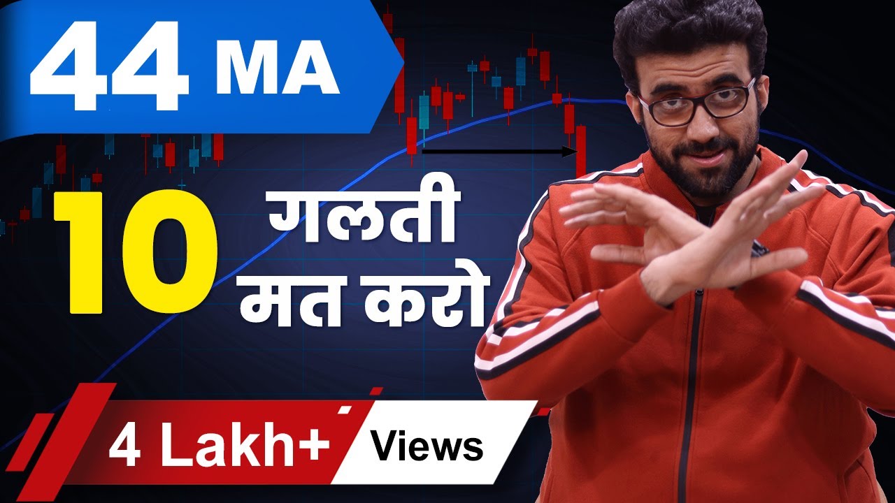 44 moving average आप भी ये गलती मत कर देना | By Siddharth Bhanushali