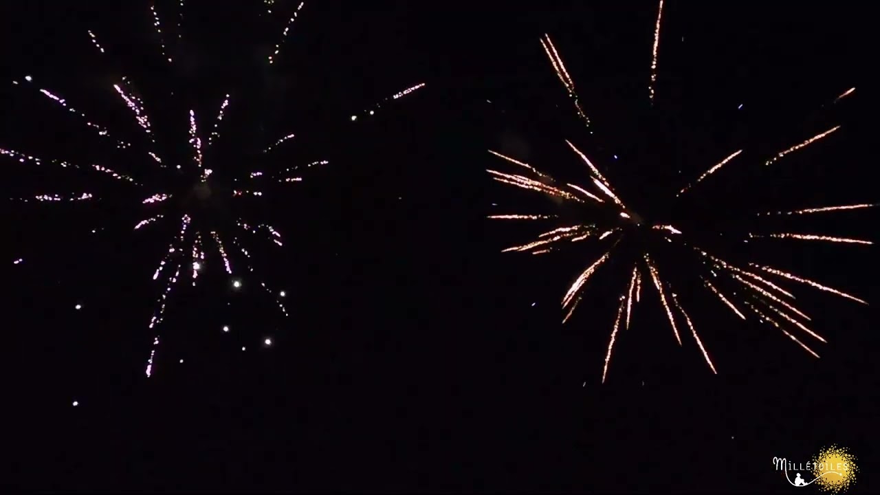 Un feu d’artifice éclatant pour un anniversaire, en ce début d’année 2024