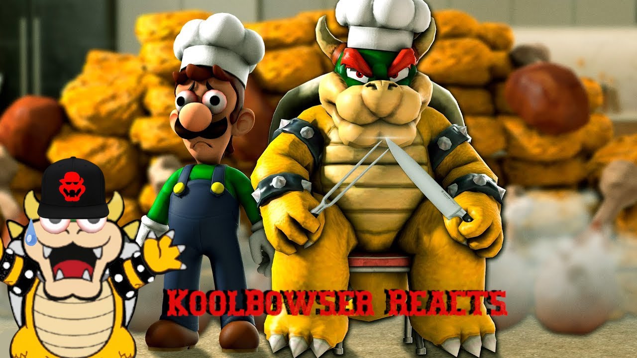Реакция KoolBowser на приготовление еды с Bowser: The Last Roast с участием Луиджи