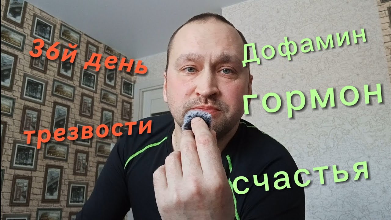 36й день трезвости.Дофамин гормон радости.