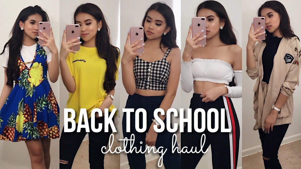BACK TO SCHOOL Try-On Clothing Haul | OnlyKelly
