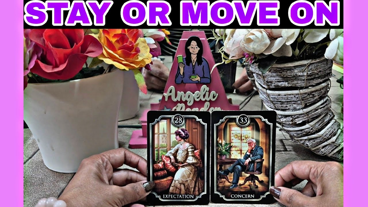 Should You Stay or Move on ? 🤷‍♀️ #tarot #nocontactreading #pickacard 