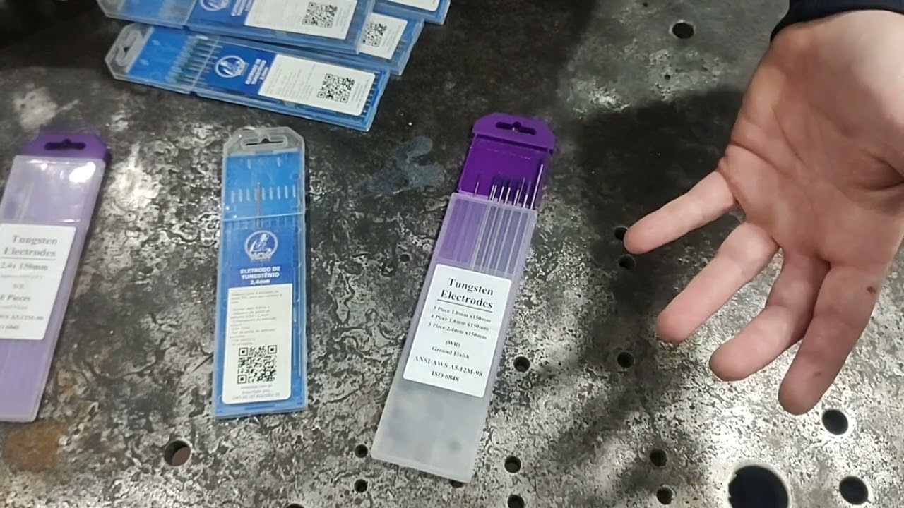 Tungstênio para usar em alumínio!