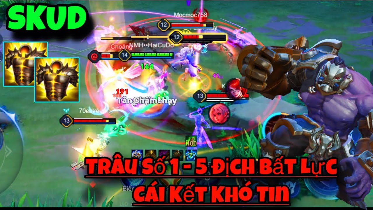SKUD Liên Quân || Trâu Số 1 5 Địch Bất Lực và Cái Kết Khó Tin Game 2