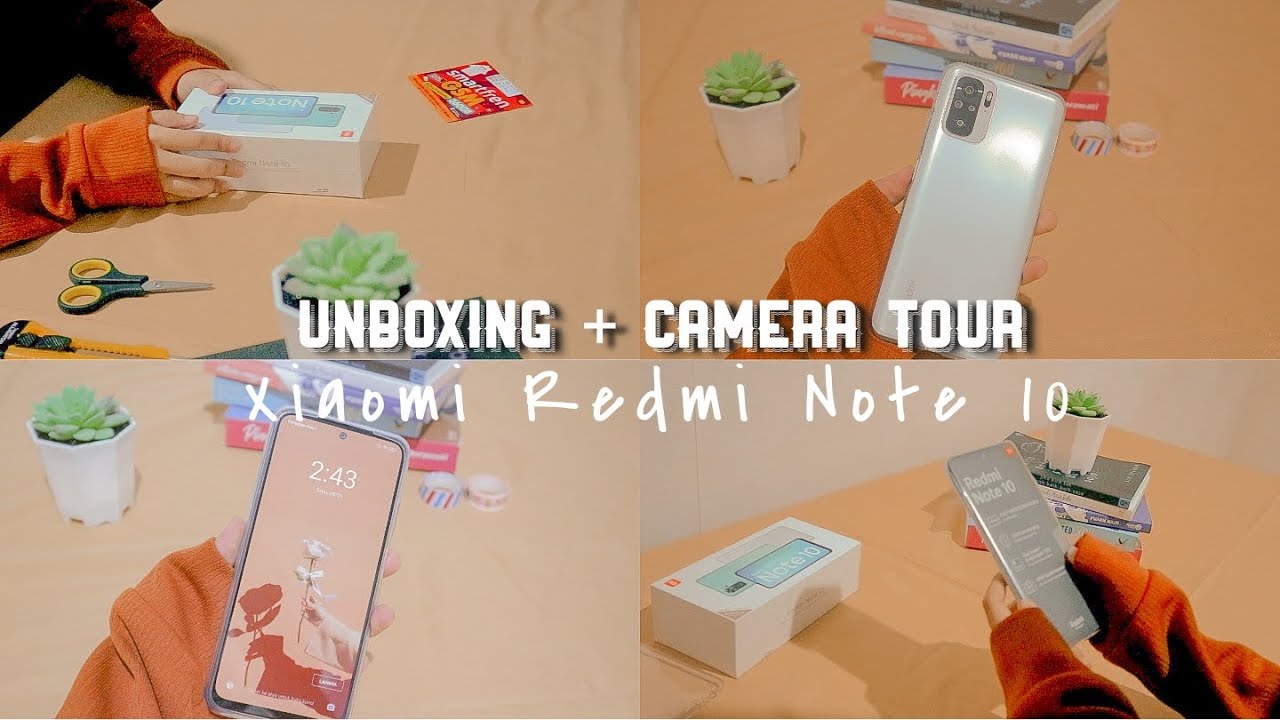 Xiaomi Redmi Note 10📱 | Unboxing+Camera Tour | aesthetic✨
