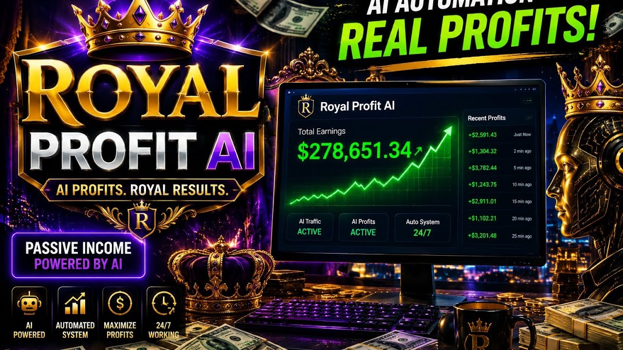 Royal Profits AI Review 💰 Real AI Money Making System or Scam?#RoyalProfitsAI#money#AITools#AIIncome