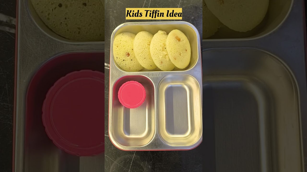 Easy Kids Tiffin Box Recipe | Suji Idli For Lunchbox #food #shorts #cooking #viral #foodie #food