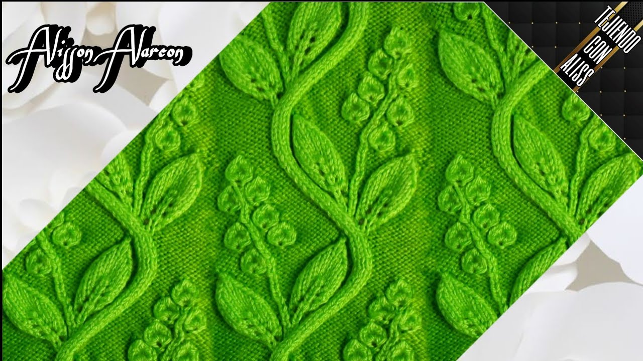 #714  - TEJIDO A DOS AGUJAS / knitting patterns / Alisson . A