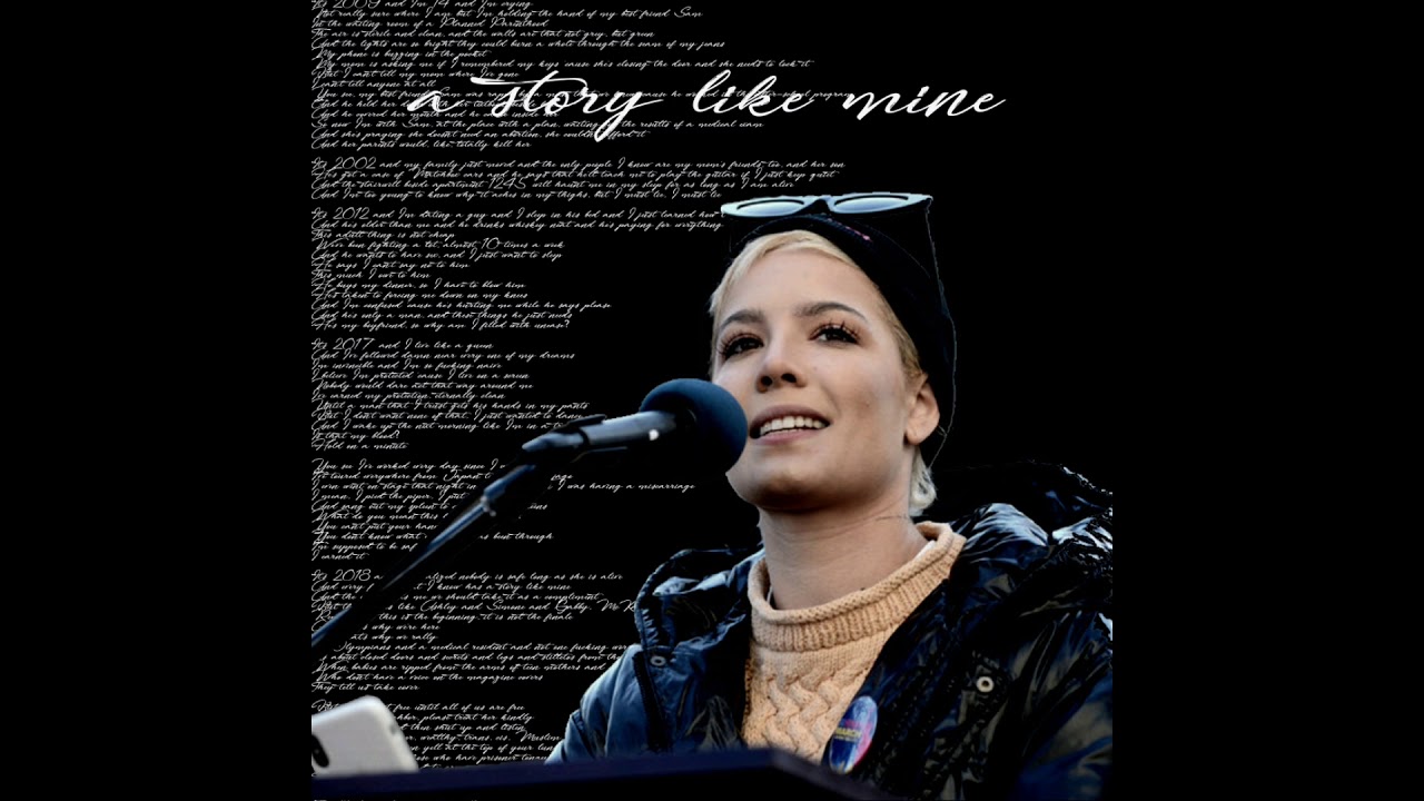 halsey poem - a story like mine (download in the description if you want it)