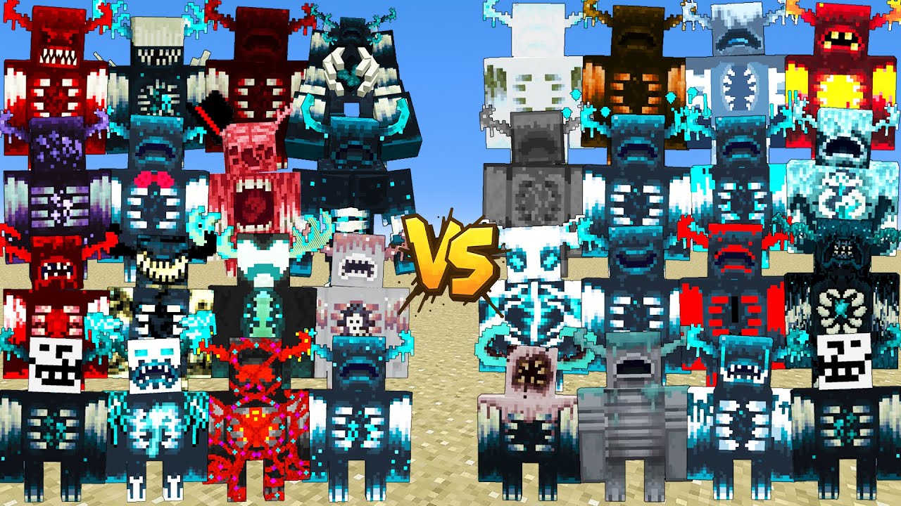 ALL WARDEN TOURNAMENT - SCULK FAMILY AND WARDEN BOSS | ULTRA FIGHT MINECRAFT