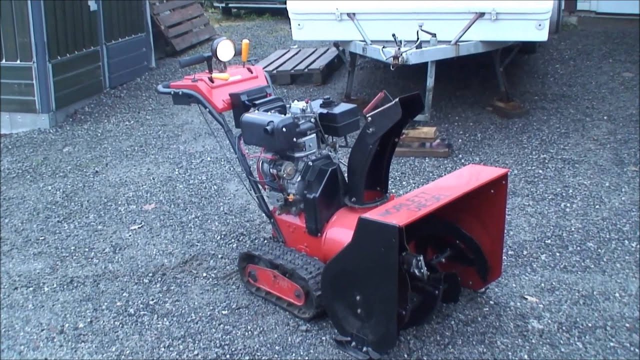 Norlett diesel 10 27 T snøfreser - snowblower
