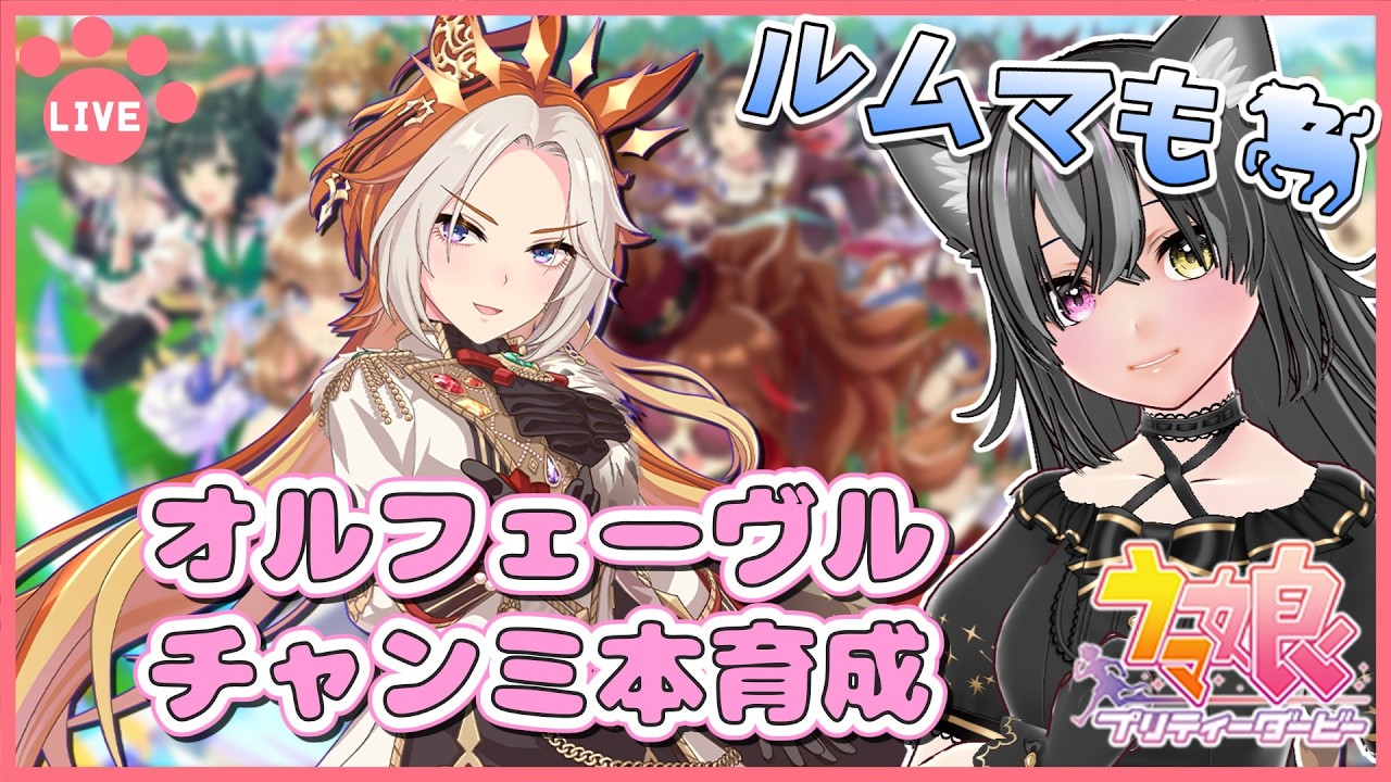 【#ウマ娘】チャンミ本育成！オルフェーヴル編！ルムマもするよ～🐈【猫萌くろろ/#Vtuber】