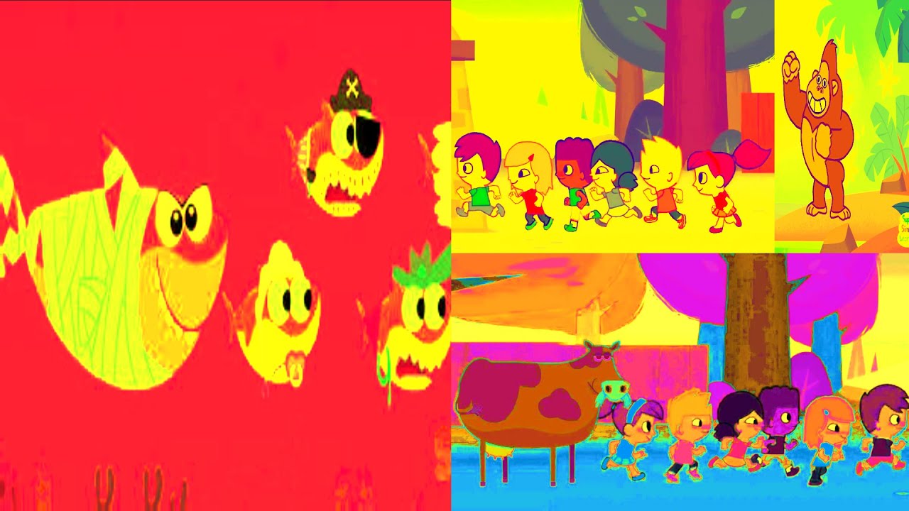 Shark,Scary, Gorilla,Cow moo Run Runn!!Super Simple songs Super Effect Sponsored By Preview 2Effects