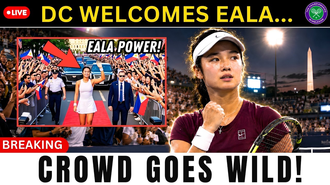 CROWD GOES WILD! Alex Eala Finally Arrives In Washington DC For $1.06 Million WTA 500!