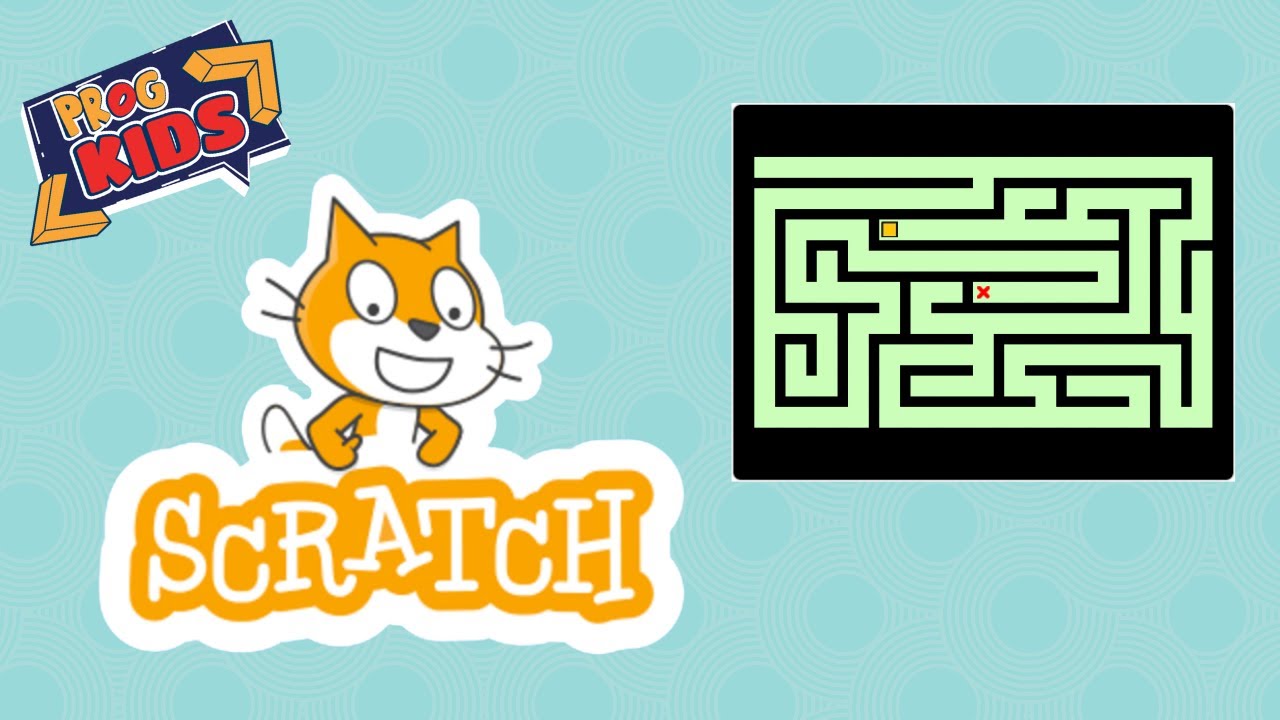 #023 - Criando Labirintos  | Aula de programação para crianças | Scratch