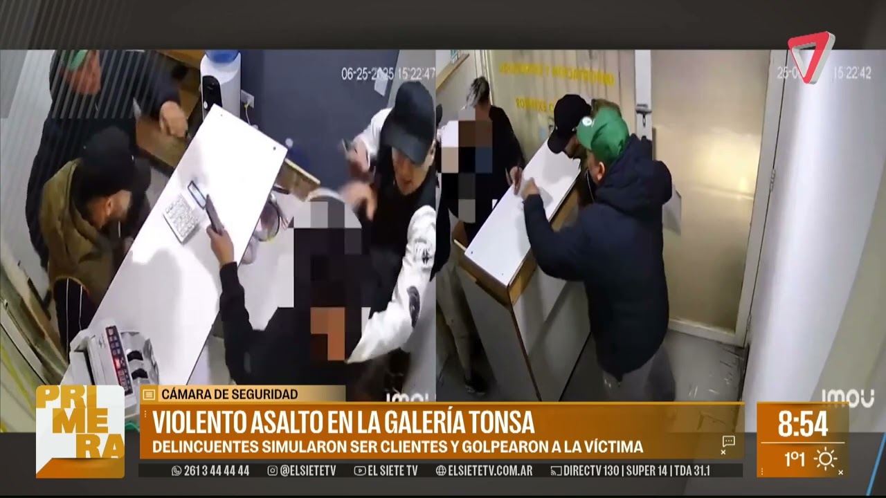 VIOLENTO ASALTO en un LOCAL de la GALER&Iacute;A TONSA