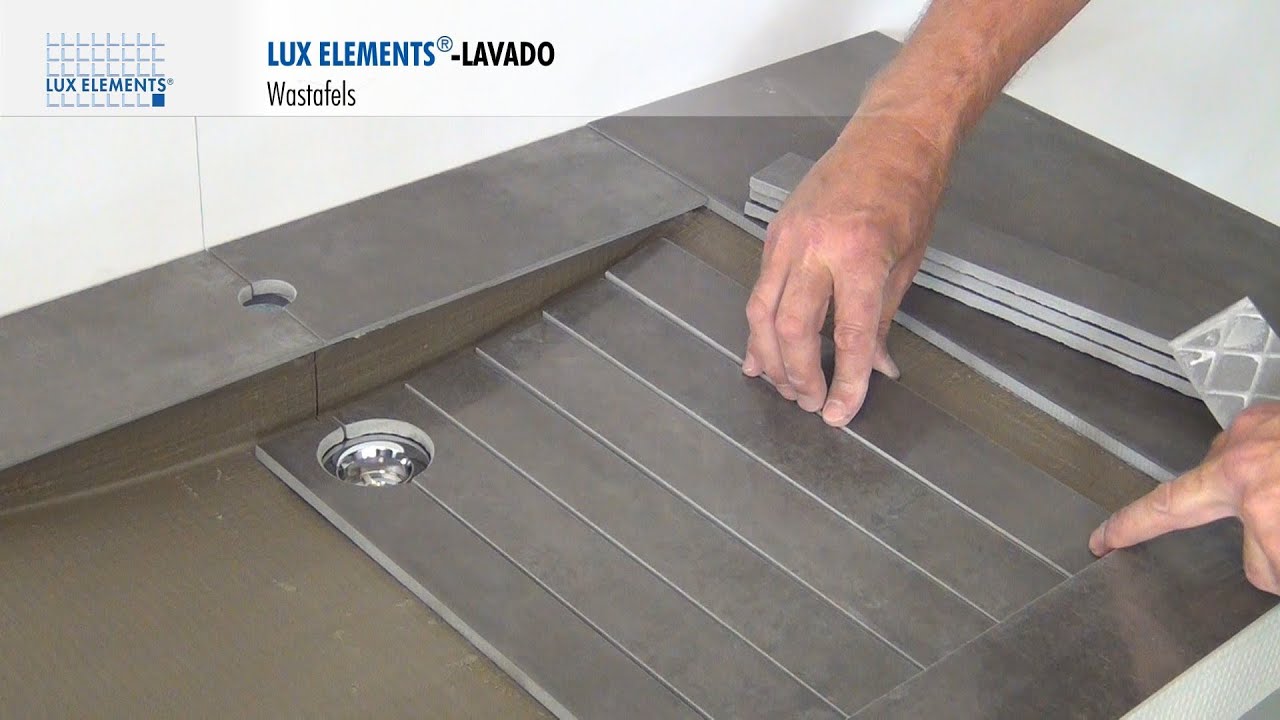 LUX ELEMENTS montage: Wastafels LAVADO in zwevend design