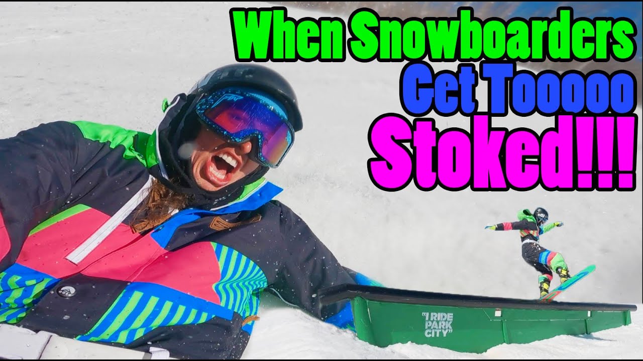 TOO STOKED? Spring Snowboarding Park City UTAH 2022