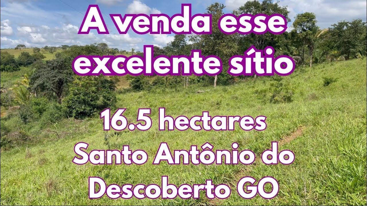 A venda esse sítio de 16.5 hectares - Santo Antônio do Descoberto GO NÚMERO NOVO!!! (61) 99056041