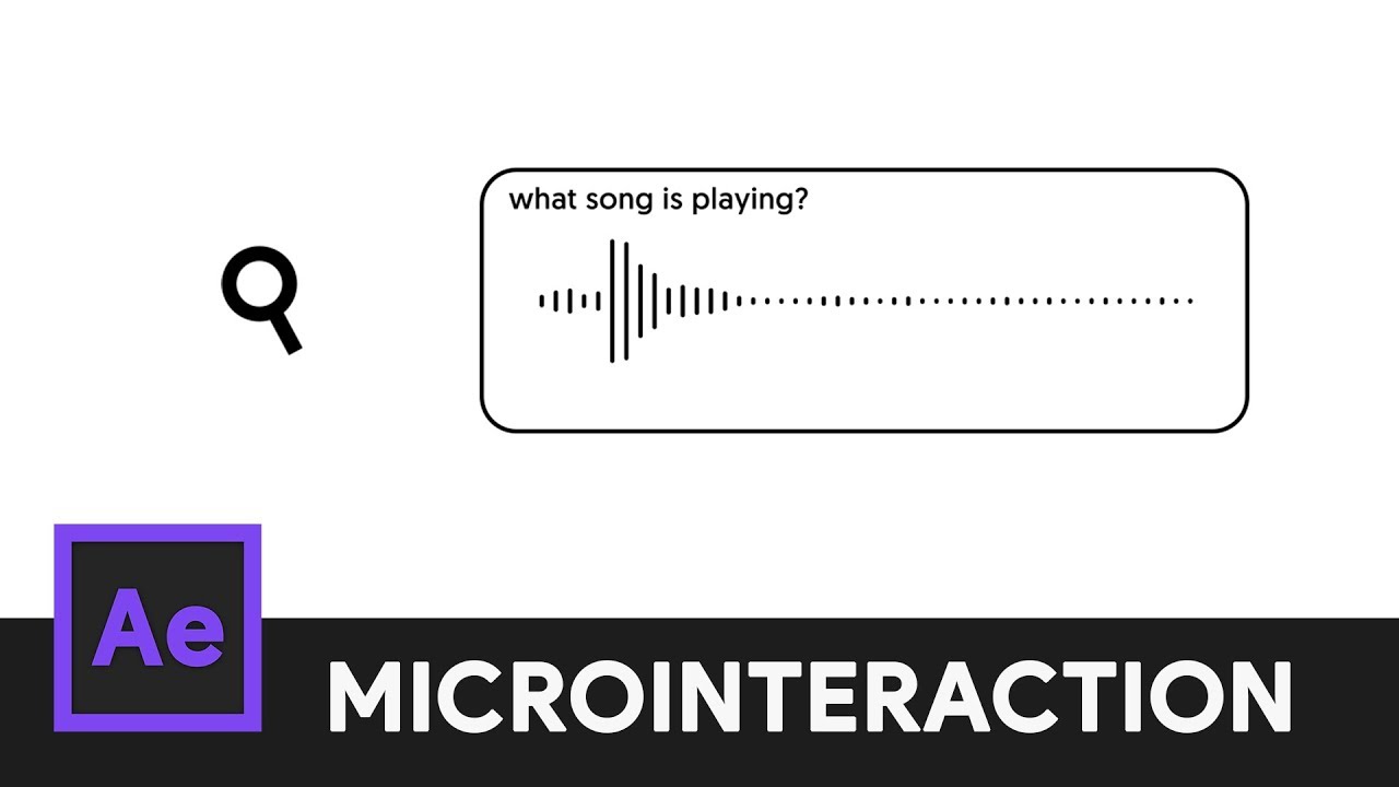 Music Search Icon Animation - After Effects Microinteraction 07