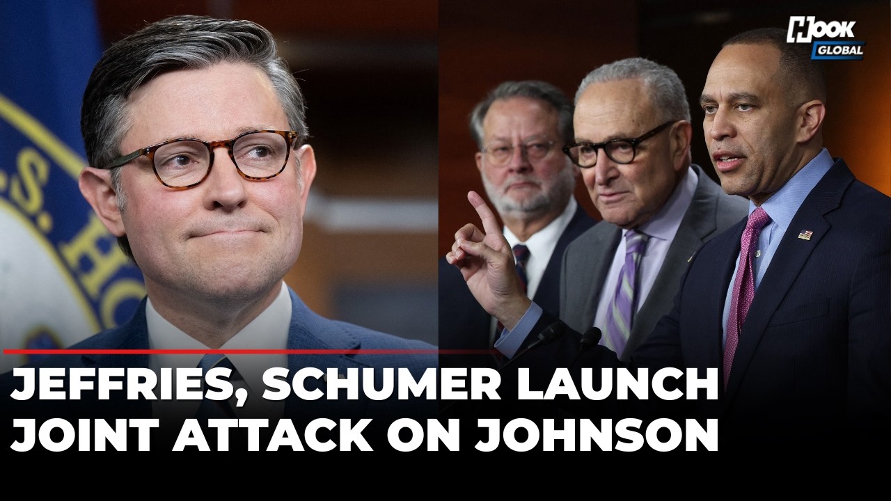 Hakeem Jeffries, Chuck Schumer Take Turns To Blast Speaker Johnson Over ICE, DHS Funding | US News
