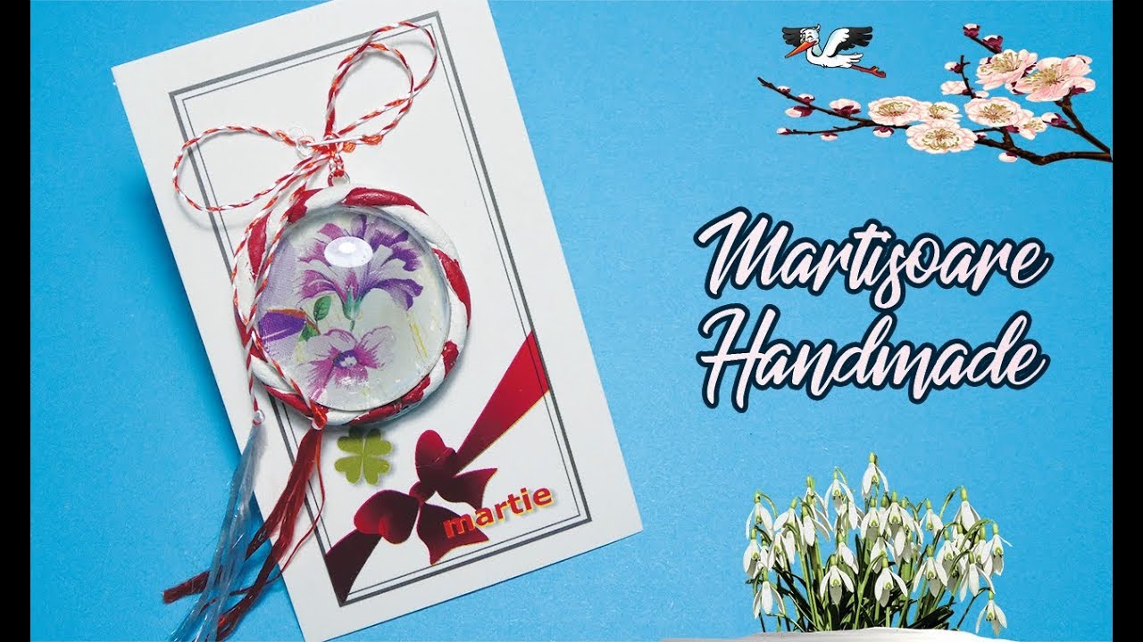 Martisoare Handmade: Cum sa faci un martisor? Martisor cu flori din piatra decorativa din sticla #7
