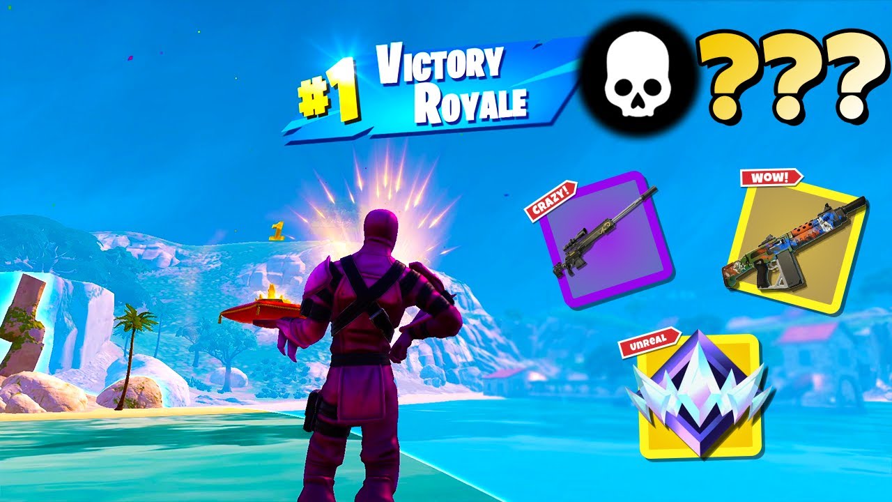 High Elimination Unreal Ranked Solo Win Gameplay (Fortnite Chapter 5 Zero Builds)