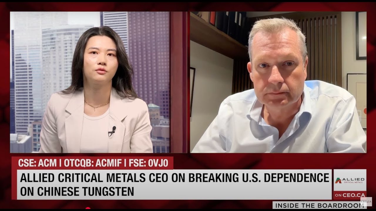 The Tungsten Supply Gap in the West and Allied Critical Metals' Response