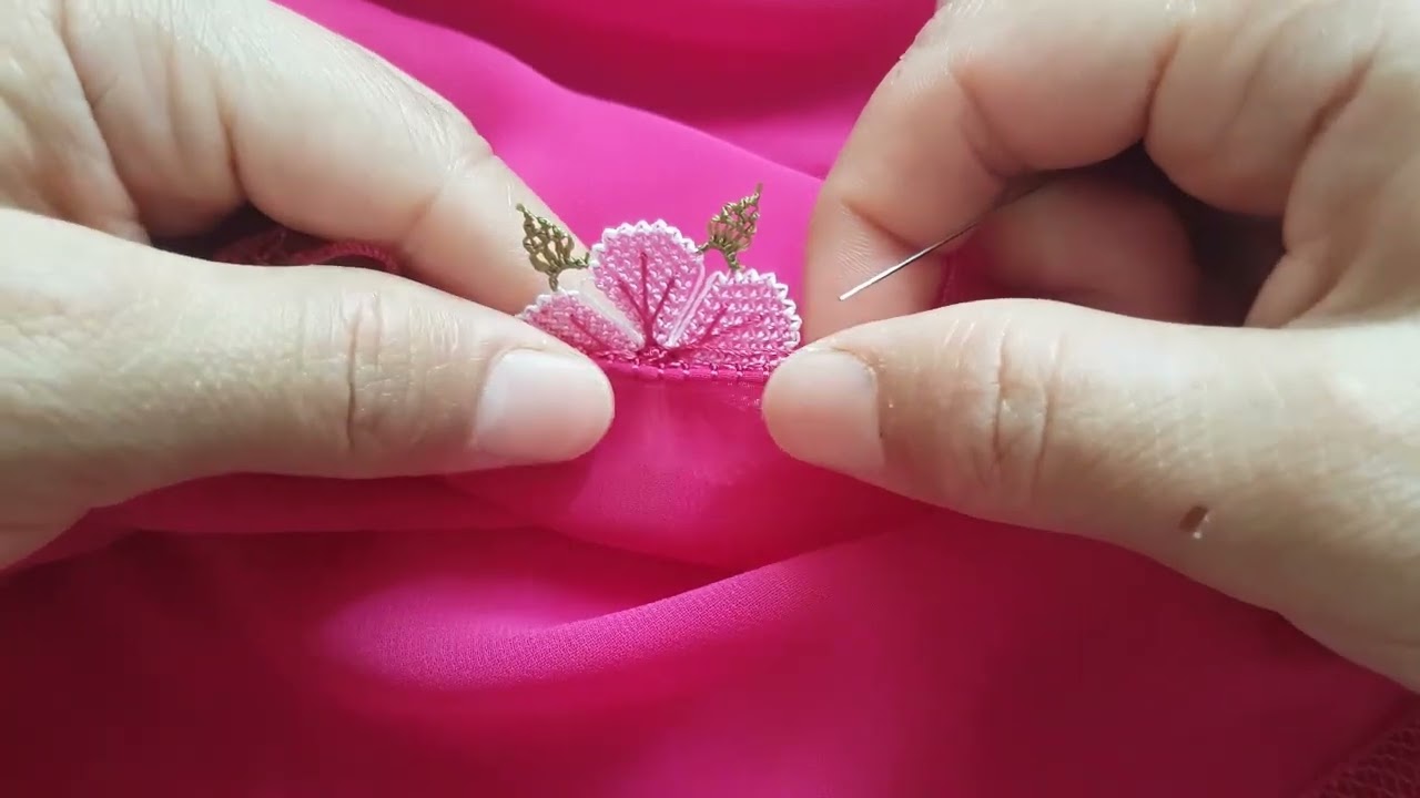 İğne Oyası Motif Nasıl Dikilir