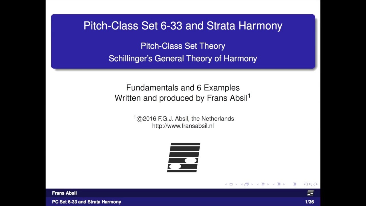 PC Set 6-33 and Strata Harmony