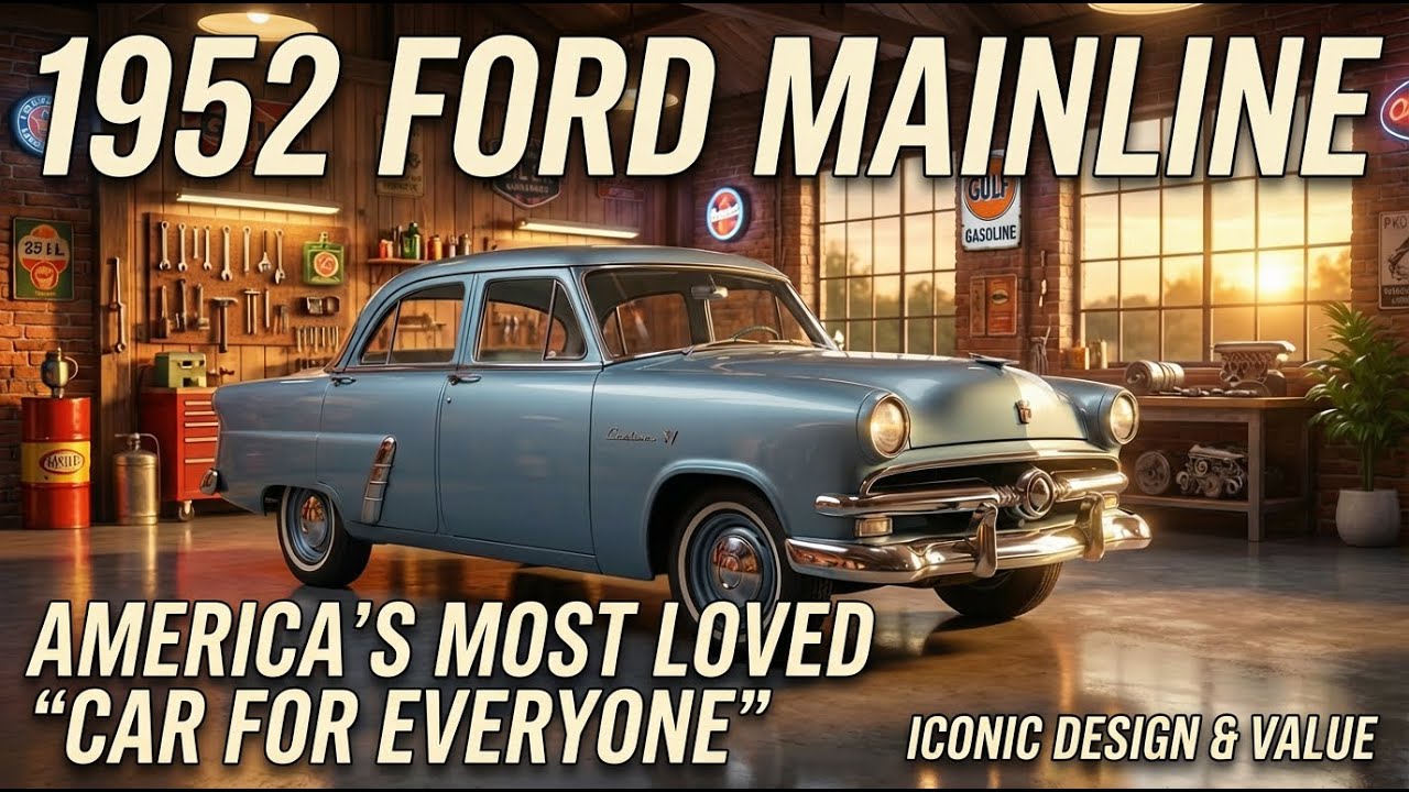 How the 1952 Ford Mainline Became America’s Most Loved “Car for Everyone”