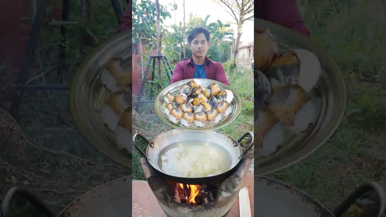Fried duck Egg with Powder By Rural Chef  #cooking #food #recipes #ruralcooking