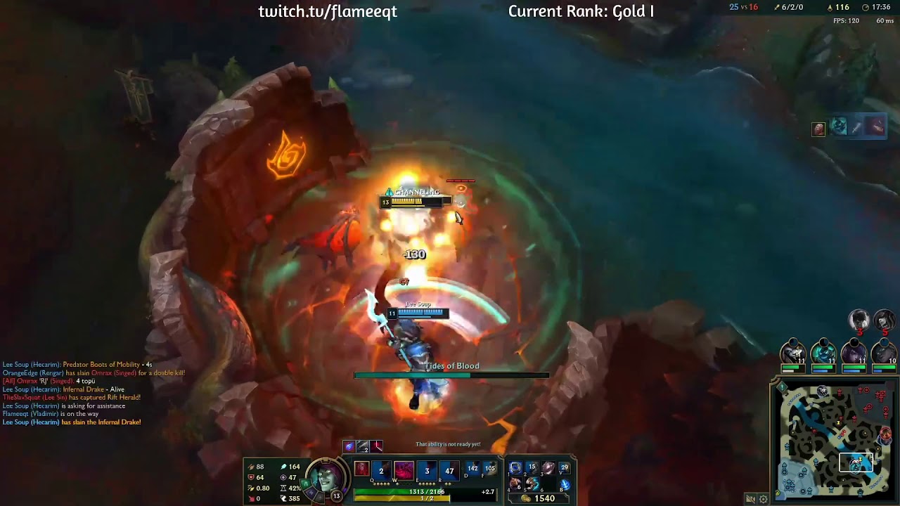 VLADIMIR OTP DESTROYING ANGRY PLATINUM LISSANDRA PLAYER! HARDCORE SMURFING IN PLAT!