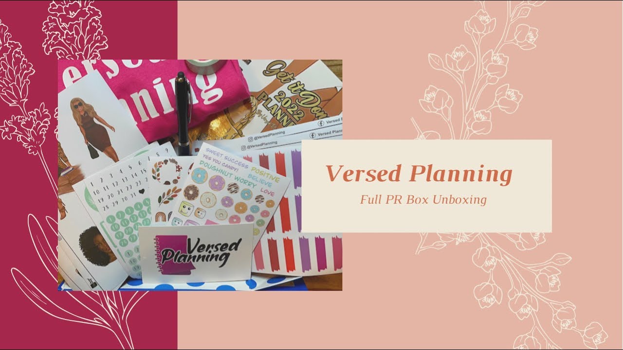 There's a New Brand Ambassador in Town!! 💁🏾‍♀️ | Versed Planning ||  PR Unboxing || Just Joia