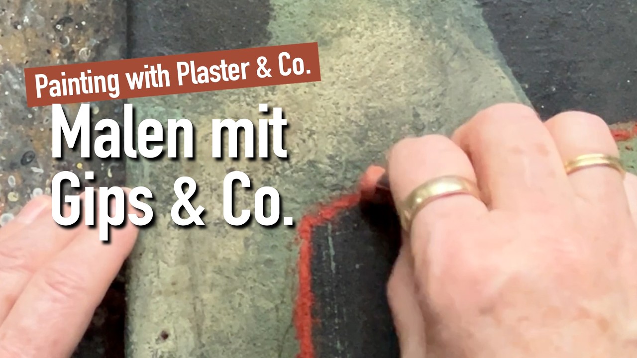 Abstrakte Texturen malen: Kaffee, Kratzer & Acryl im Fokus