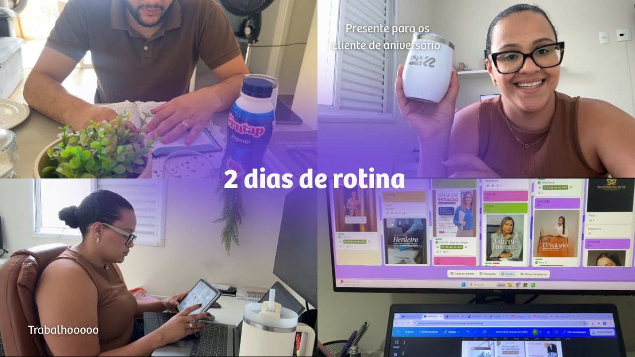 Dois dias de rotina, papo sobre milhas, presente personalizado para cliente, dieta  emagrecimento 
