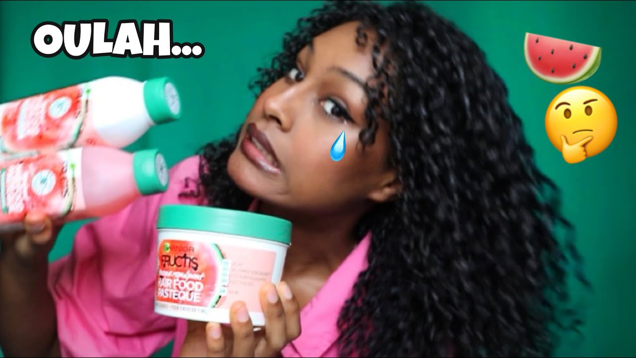 NOUVEAU HAIR FOOD PASTÈQUE : GARNIER MAIS STOOOOP!!😭😱🍉