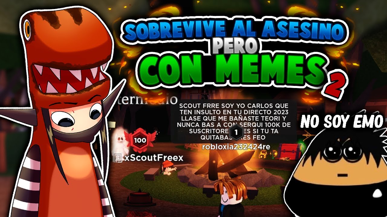 STK || Sobrevive al Asesino pero con Memes 2 #11 - Clips Antiguos xd