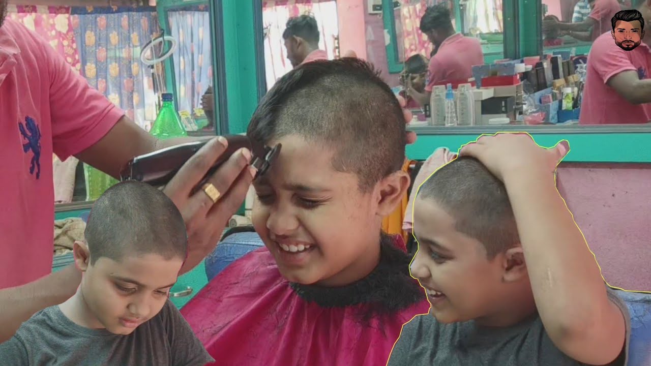 School Boy Hair Buzz Cutting || Buzz Hair Cutting for India Boy's