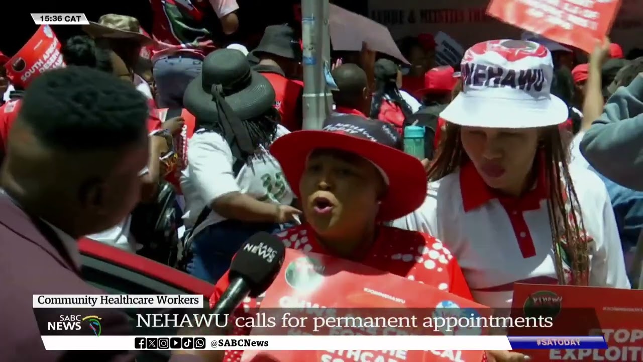 Community Healthcare Workers | NEHAWU calls for permanent appointments