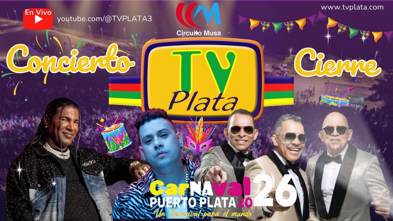 CONCIERTO DE CIERRE DE CARNAVAL, DESDE EL ANFITEATRO/PUERTO PLATA 2026