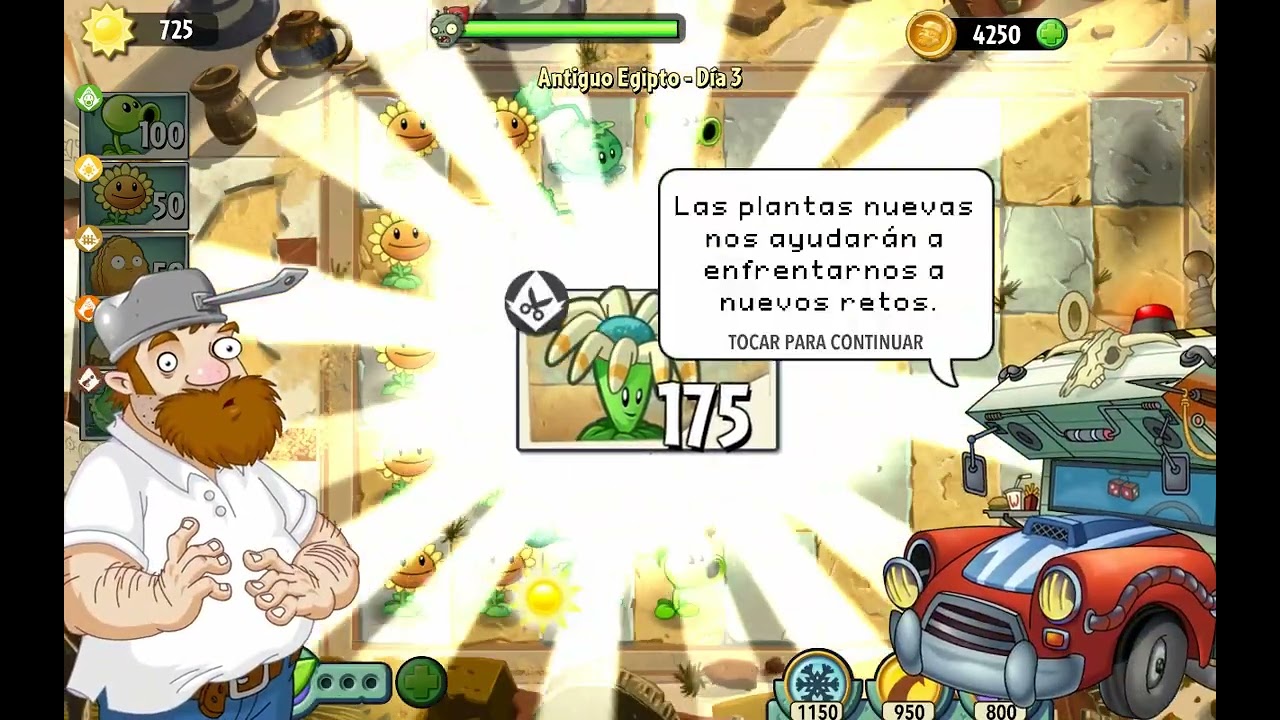 Pvz 2 dias 1-5 antiguo egipto 
