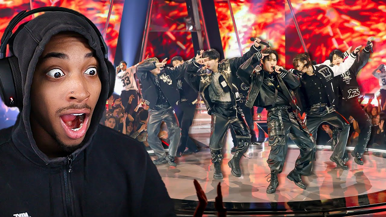 VexReacts To Stray Kids Perform 'Bye Bye Bye / Chk Chk Boom' | AMAs 50th Anniversary Special