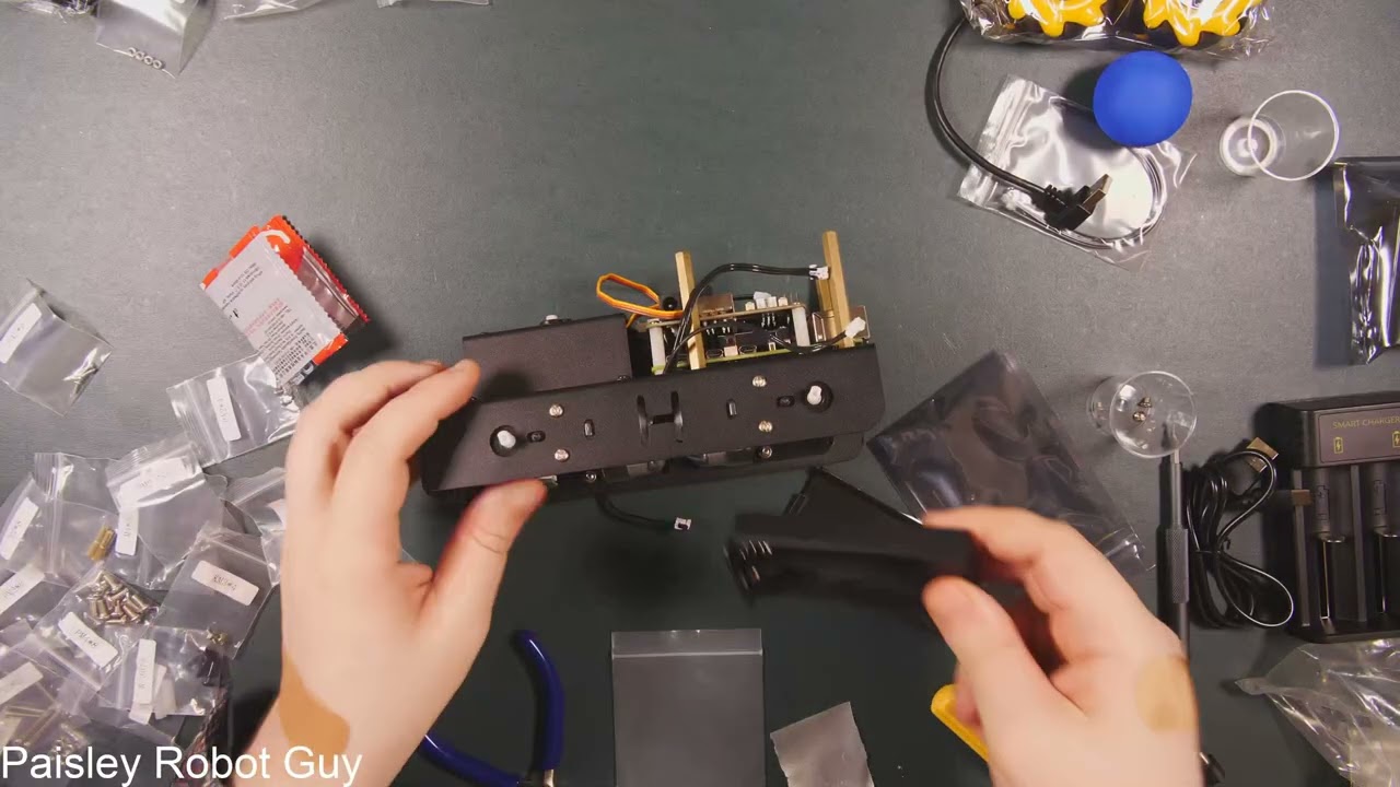 Hiwonder TurboPi Kit 07 -  Battery Pack Install