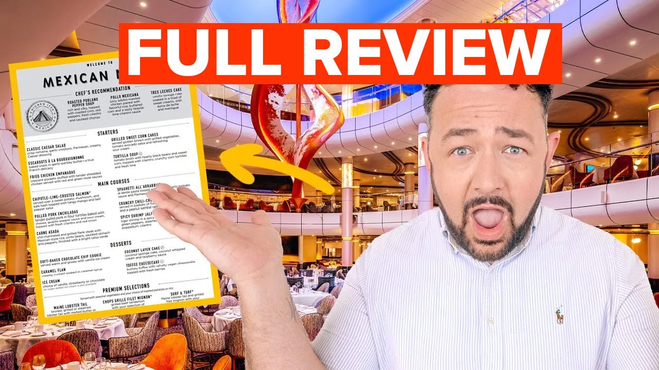 We Tried Royal Caribbean's NEW Menus: SPOILER: THEY WERE TERRIBLE