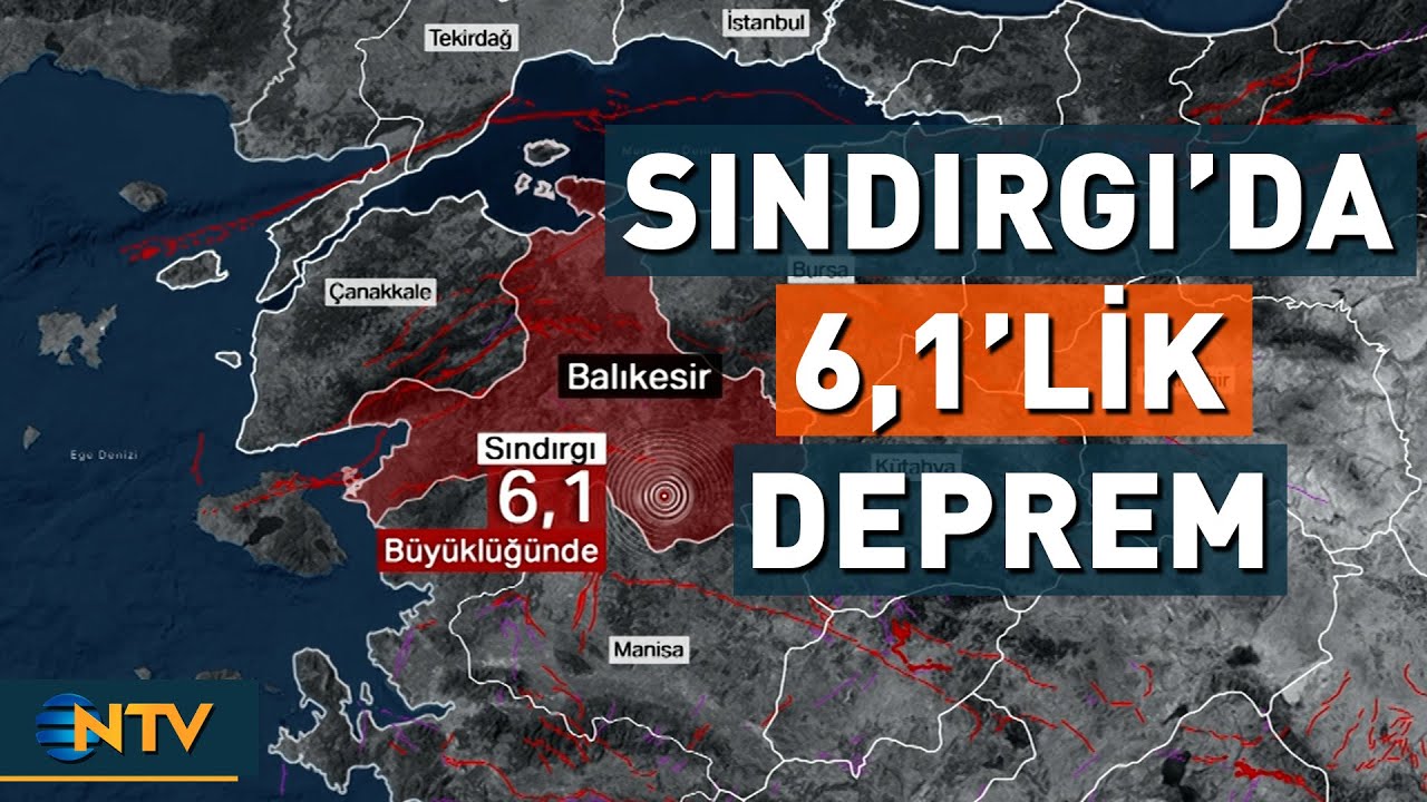 Balıkesir'de 6,1 B&uuml;y&uuml;kl&uuml;ğ&uuml;nde Deprem! İstanbul'da da Hissedildi | NTV