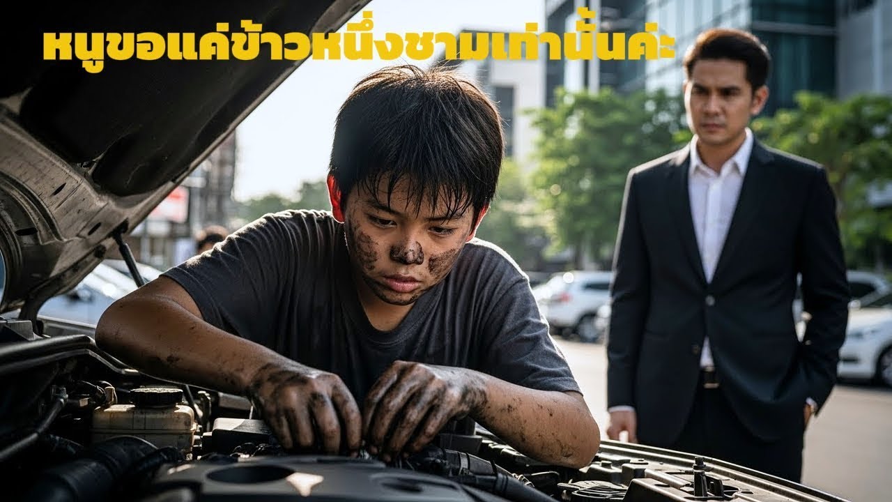 ซ่อมรถแลกข้าวหนึ่งชาม เด็กข้างถนนถูกเหยียดหยาม ก่อนความจริงจะพลิกชีวิตทุกคน
